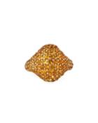 18k Allover Citrine Ring,