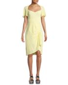 Portrait Scoop-neck Tie Dress