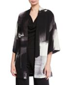Brushstroke Silky Soft Easy Jacket