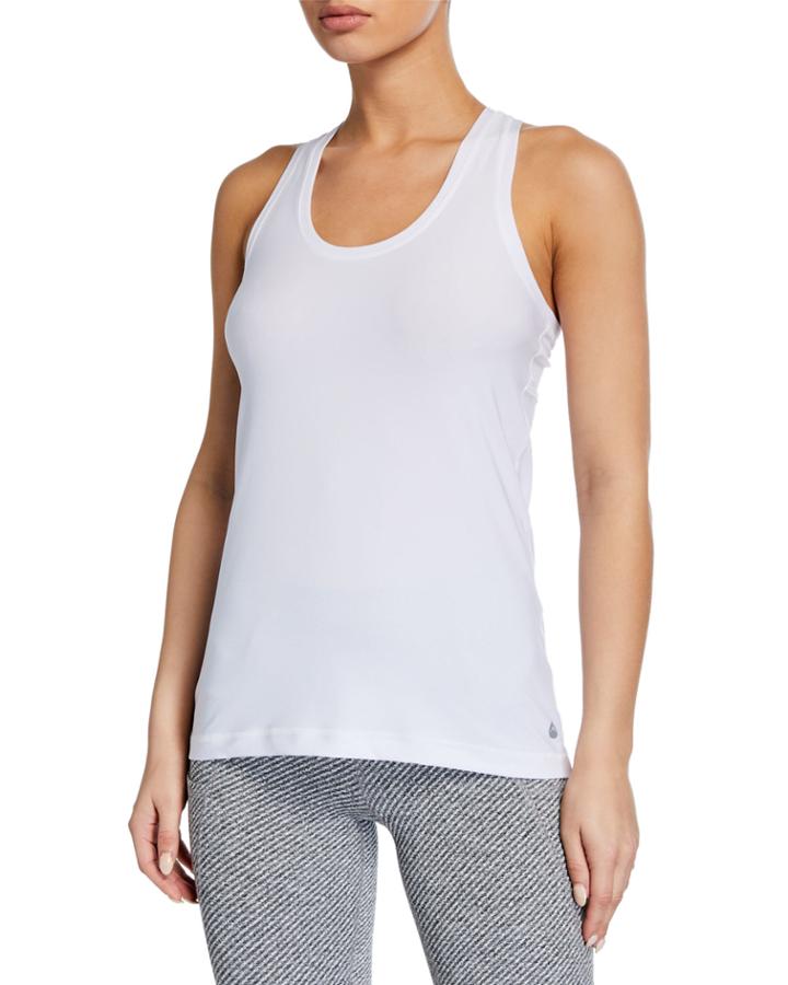 Fitted Scoop-neck Racerback Tank Top