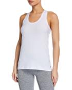 Fitted Scoop-neck Racerback Tank Top