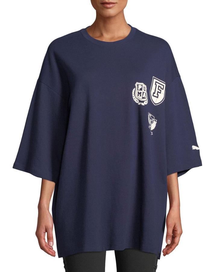 Fenty University Oversized Half-sleeve Tee