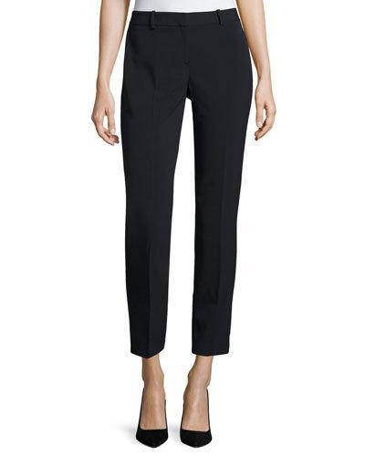 Danee Woven Ankle Pants, Navy
