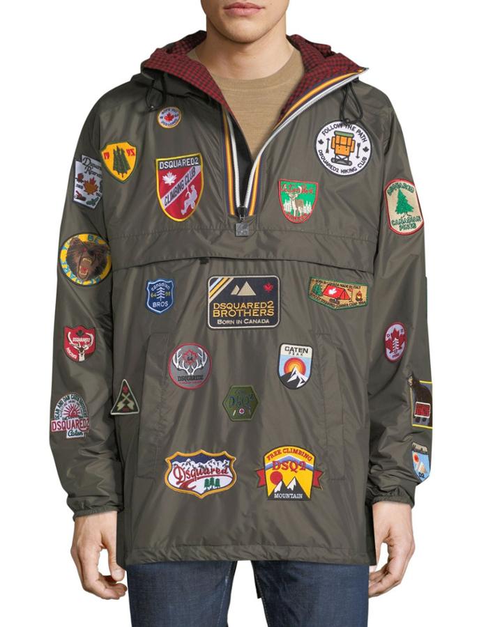 X K-way&reg; Nylon Packable Jacket With Patches