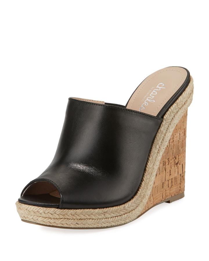 Balen Leather Cork-wedge