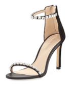 Frisk Jeweled Velvet High-heel Dressy