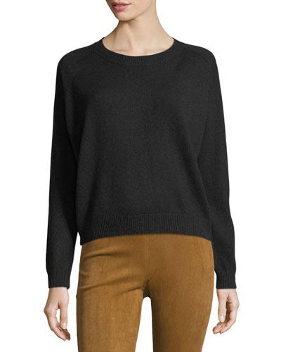 Cashmere Stretch Crewneck
