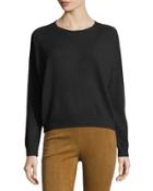 Cashmere Stretch Crewneck