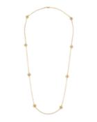 Long 18k Diamond Clover-station Necklace
