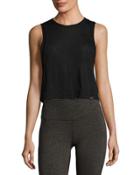 Cut Knit Crop Top