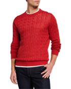 Men's Cable-knit Pullover