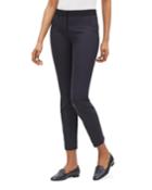 Tribeca Acclaimed Stretch Pintucked Skinny-leg Pants
