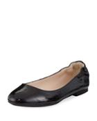 Patent Ballerina Flat