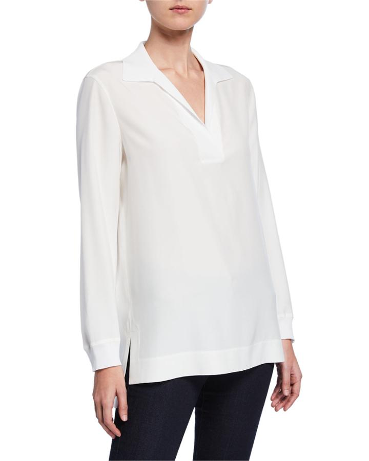 Boyd V-neck Long Sleeve Matte