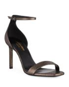 Amber Metallic Ankle-wrap