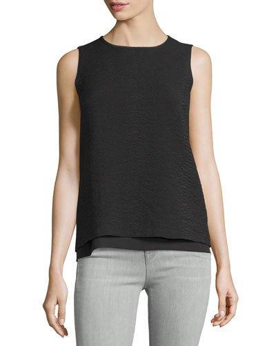 Layered Jacquard Sleeveless