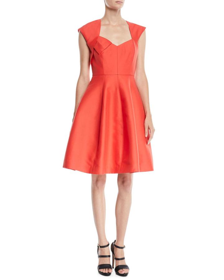 Structured Dress W/ Cap