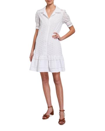 Embroidered Eyelet Ladder Stitch