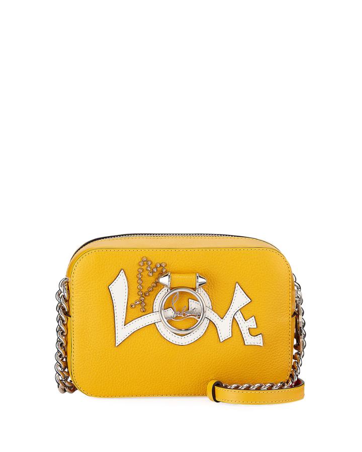 Ruby Lou Mini Love Calf Crossbody Bag