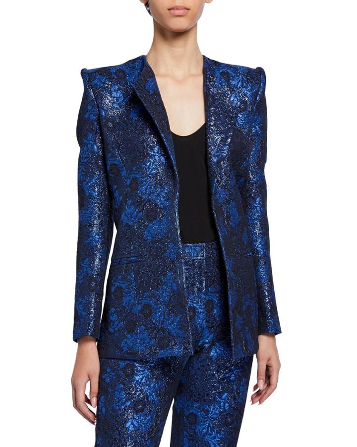 Metallic Party Jacquard Jacket