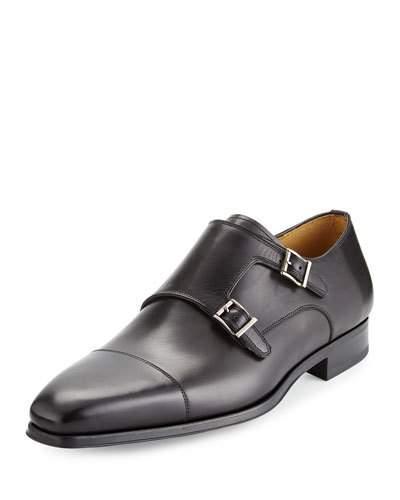 Vekio Leather Monk-strap Oxford
