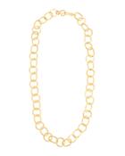 Legend 24k Gold-plated Long Circle-link Necklace