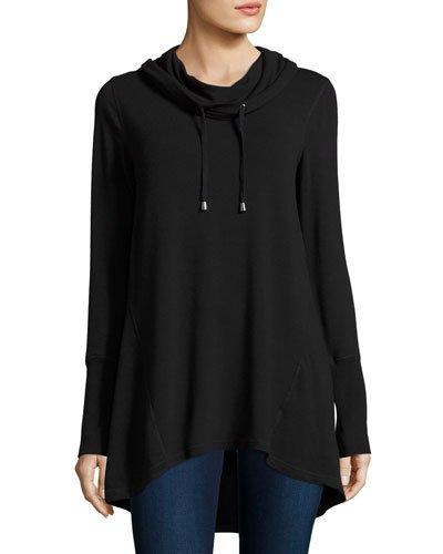 Long Hooded Cowl Tunic