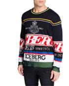 Men's Logo Knit Crewneck