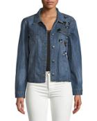Ainsley Embellished Denim Jacket