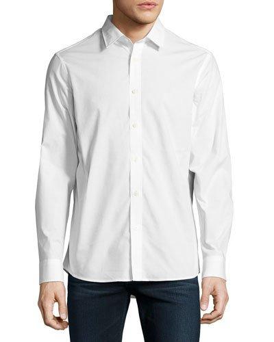 Woven Button-front