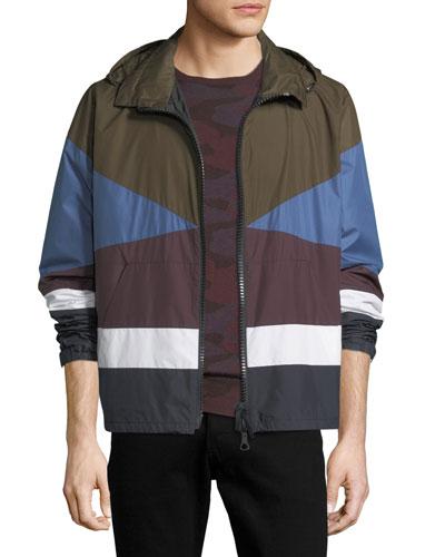 Zip-up Wind Resistant Jacket