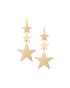 3-star Linear Drop Earrings