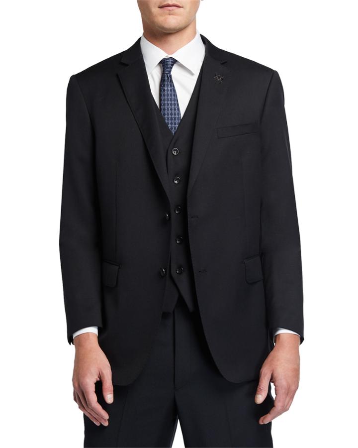 Men's Two-piece Vested Wool