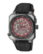 Men's Oversized Xo Submarine Watch, Black/red