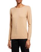 Embellished Long-sleeve Top