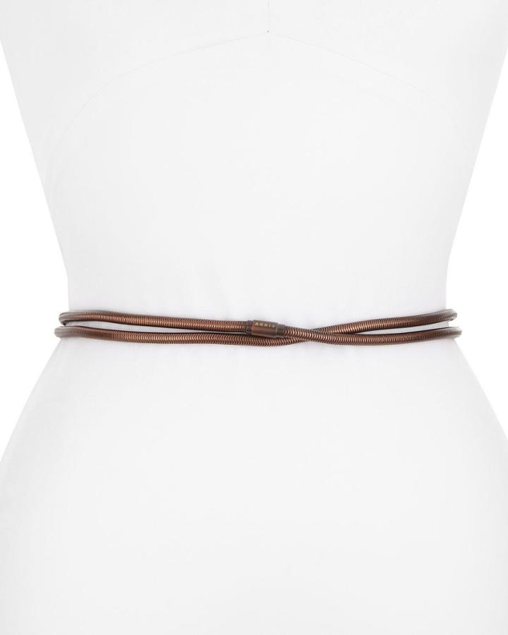 Wraparound Metal Belt, Antic Copper