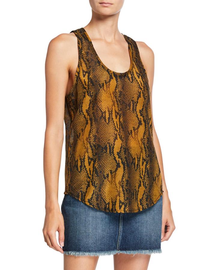 The Bermuda Python-print Tank