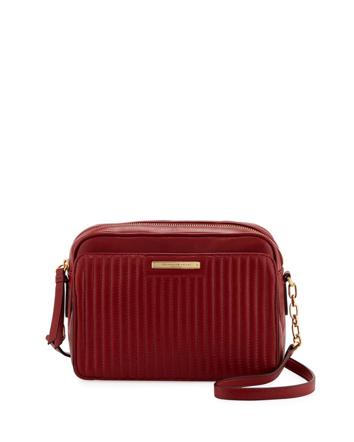 Quilted Crossbody Camera Bag