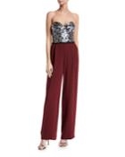 Sequin Sweetheart Jumpsuit
