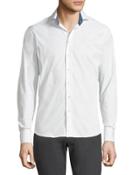 Contrast-face Stretch-poplin