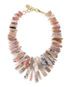 Pink Opal Point Necklace