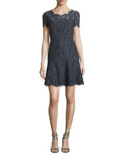 Fifi Floral Lace Fit & Flare Dress