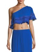Helena One-shoulder Crop Top