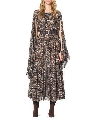 Tiered Ruffle-trim Boho Dress
