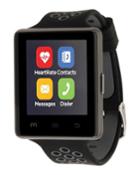 Air 2 Smartwatch W/ Touch Screen, Black/gray