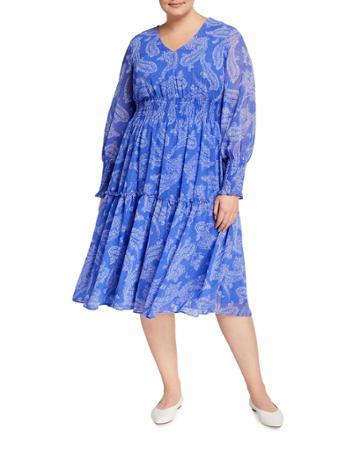 Plus Size Paisley Print