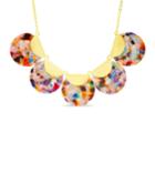Folded Circle-pieces Necklace