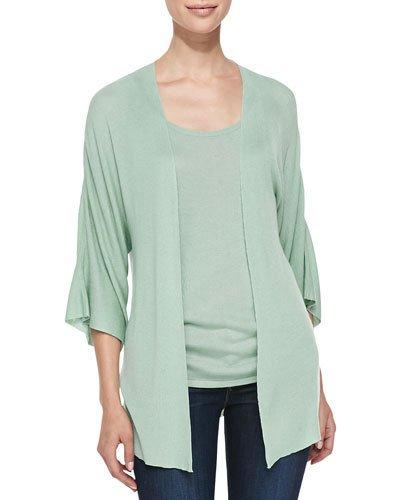 Bambo Cashmere Kimono-sleeve Cardigan