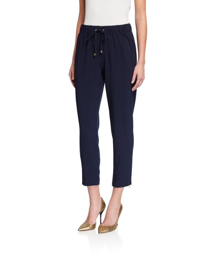 Pull-on Drawstring Ankle Joggers