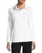 Button-front Poplin